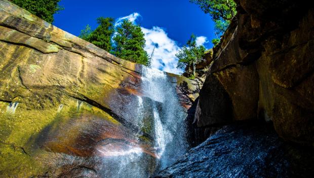 Colorado waterfall hikes Denver