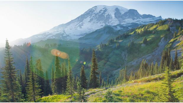 Mount Rainier Gondola View