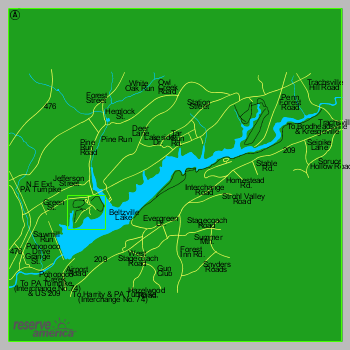 Beltzville State Park Map Campsite Map - Beltzville State Park, Pa - Reserveamerica